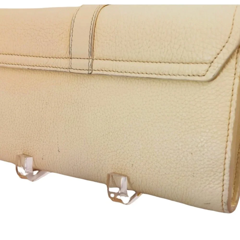 Chloe Aby Chain Long Wallet Flap Ivory - Picture 3 of 16